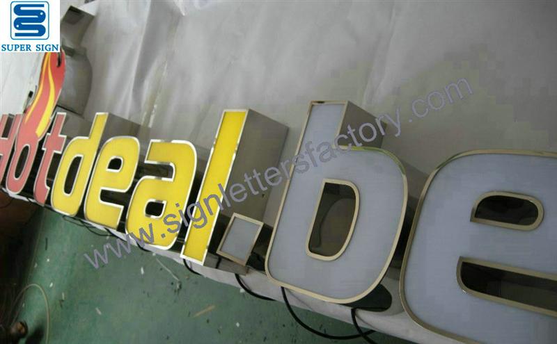 face illumination LED channel letters